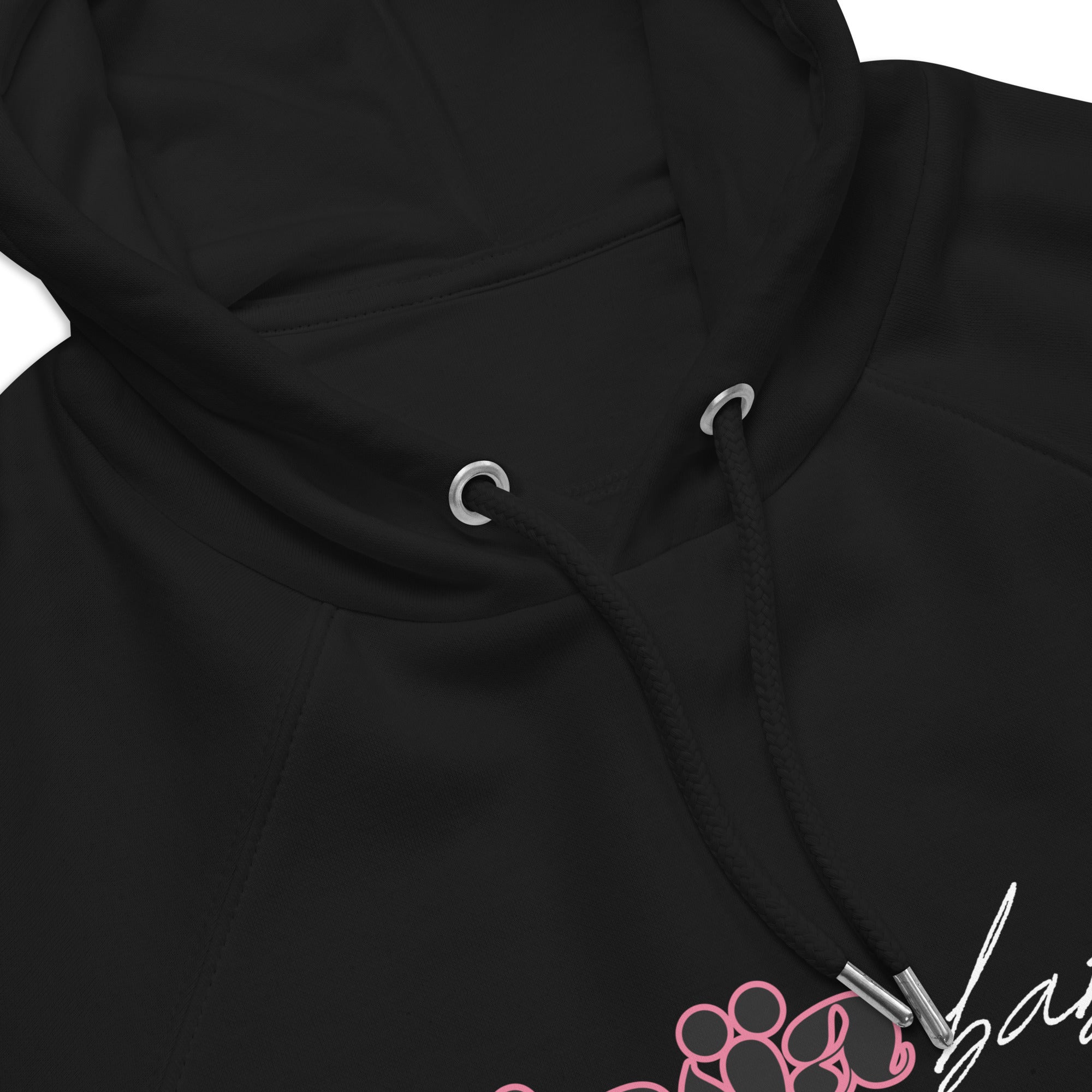 Naija Babe black Nigerian pride hoodie by Attihverse — Pidgin-inspired.
